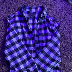 Plaid Button Down-Shirt